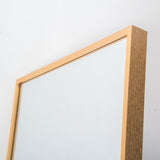 Hanging or Leaning, Large Floor Mirror with Gold Aluminum Alloy Frame for Living Room or Bedroom-NACHESUK